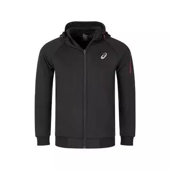 Asics Fashionable Comfortable Hooded Warm Long Sleeve Jacket Men jackets Black 2031F148-001 XL