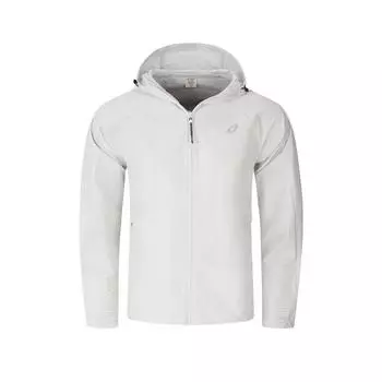 Asics Fashionable Minimalist Breathable Hooded Logo Jacket Men jackets Gray 2011D327-020 M