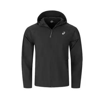 Asics Fashionable Simple Breathable Hooded Jacket Men jackets Black 2011D327-001 M