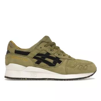 ASICS Footpatrol x Gel Lyte 3 Squad Unisex Sneakers Green Olive H51RK-8686