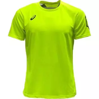 Asics Футболка с коротким рукавом и круглым вырезом, с логотипом, мужская, желтая 2031C269-750 M