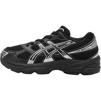 ASICS Gel 1130 PS Black Pure Silver Kids Sneakers 1204A170-001 31.5