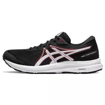 Asics Гель Contend 7 Черный Электрический Красный 44.5