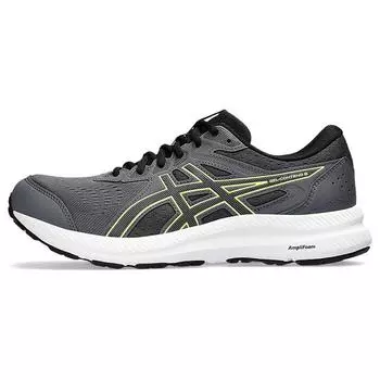 Asics Gel-Contend 8 Амортизирующие Износостойкие Низкие Кроссовки для Бега Мужские Черные Серые 40
