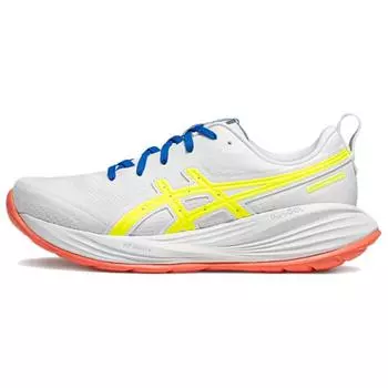 Asics Gel Cumulus 27 Cushioning Abrasion Resistant Breathable Coverage Low Top Long Distance Running Shoes Men s White 44.5