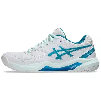 Asics Gel Dedicate 8 White Teal Blue Women s 37