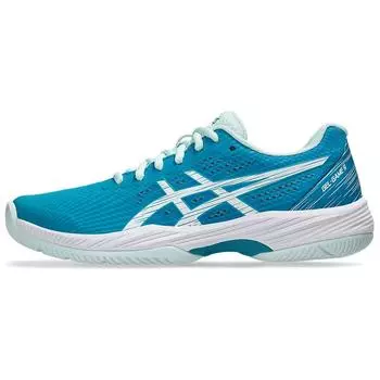 Asics Gel-Game 9 Бирюзовый Синий Белый (Женский) Женские кроссовки 1042A211-406 37.5
