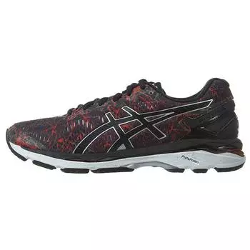 ASICS Gel Kayano 23 Vermilion Men Sneakers Black Silver T6A0N-2390