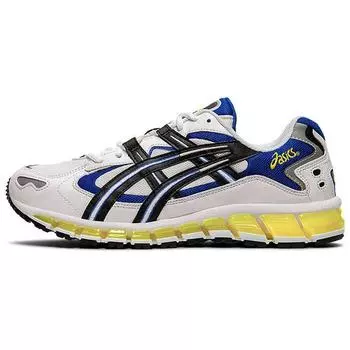 ASICS Gel Kayano 5 360 Белые желтые мужские кроссовки черные 1021A159-100