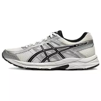 Asics Гель Контенд 4 Блестящий Белый Серебристый Мужские Кроссовки 1011B937-103 39