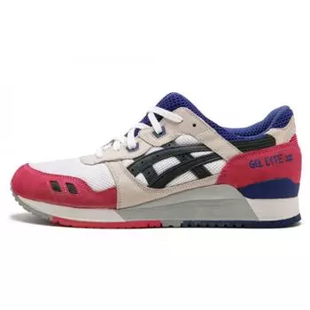 ASICS Gel Lyte 3 Белые черные мужские кроссовки H301N-0190 43.5