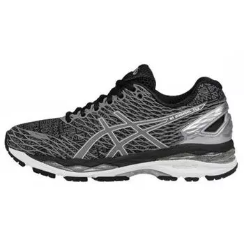 ASICS Gel Nimbus 18 Lite-Show Women Sneakers Black Silver Shark T6E5N-9093