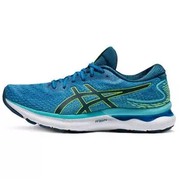 ASICS Gel Nimbus 24 2E Wide Lake Drive Hazard Green Мужские кроссовки Синие 1011B361-400 40