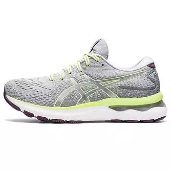 Asics Gel Nimbus 24 Piedmont Grey Lime Green Women s 37