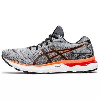 ASICS Gel Nimbus 24 Sheet Rock Shocking Orange Мужские кроссовки Серые 1011B359-020 39.5