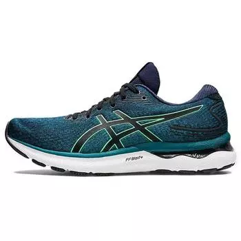 ASICS Gel Nimbus 24 Velvet Pine New Leaf Men Sneakers Blue 1011B359-301