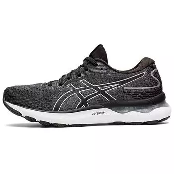 Asics Gel Nimbus 24 Wide Black White Women s 37