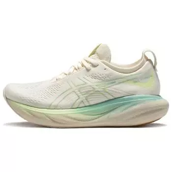 Asics GEL Nimbus 25 Cream White Green Women s 39