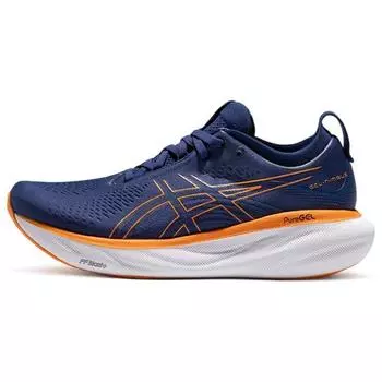 ASICS Gel Nimbus 25 Deep Ocean Bright Orange Мужские кроссовки Синие 1011B547-403 42.5