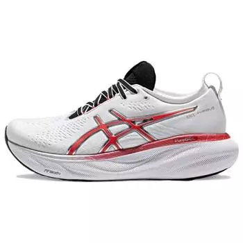 Asics GEL Nimbus 25 White Classic Red Women s 39.5