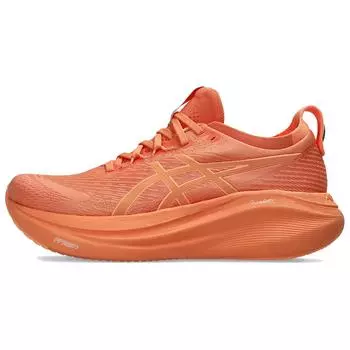 Asics GEL NIMBUS 27 Cushioning Slip Resistant Low Top Running Shoes Women s Orange 39.5
