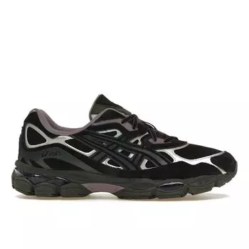 ASICS Gel NYC Black Graphite Grey Purple Unisex Sneakers 1203A632-001 43.5