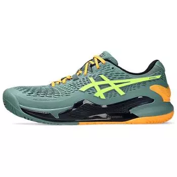 Asics Gel Resolution 9 Padel Celadon Safety Yellow 40