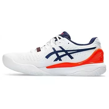 ASICS Gel Resolution 9 White Blue Expanse Koi Men Sneakers 1041A330-102 42