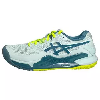 Asics Gel Resolution 9 Wide Soothing Sea Gris Blue Women s 37