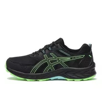 Asics Gel Venture 9 Водонепроницаемый 1011b705.002 Черный Зеленый 255