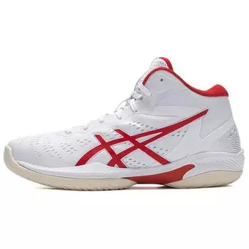 Asics Gelhoop V16 белые классические красные мужские кроссовки 1063A090-100 43.5