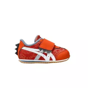 ASICS Idaho Baby KT-ES D Dinosaur Park — Оранжевые детские кроссовки белые 1144A325-800 24