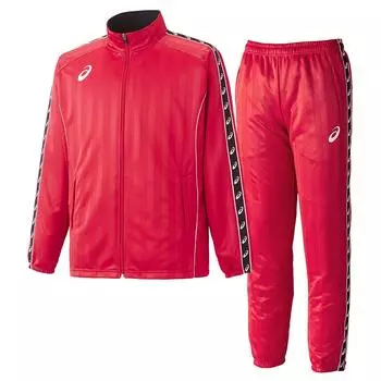 ASICS Jacket Pants Top and Bottom Set 140 Warm-up & (Red) XST169-23-XST269-23