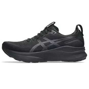 Asics Эксклюзивный официальный магазин 32 Беговой размер Серые кроссовки GEL-KAYANO для мужчин, 26.0, 4E, Черный/Графит