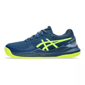 Asics Кроссовки детские Gel Resolution 9 GS Mako Blue Safety Yellow Teal 1044A067-404 37.5