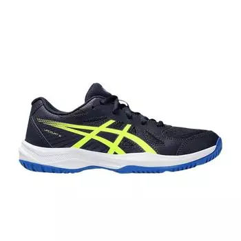 Asics Кроссовки детские Upcourt 6 GS Midnight Safety Yellow, синие, 1074A045-401 33.0