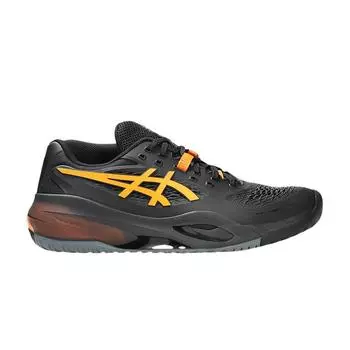 ASICS Gel Resolution X Черный Шокирующий Оранжевый Мужские Кроссовки 1041A481-001 44