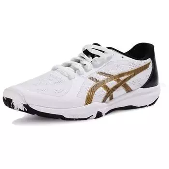Asics Кроссовки унисекс DynaFeather Белые Черные Золотые 1073A064-101 36