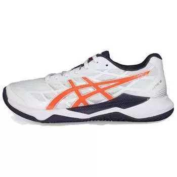 Asics Кроссовки унисекс Gel Tactic 12 2E Wide Белый Оранжевый Неоновый 1073A071-102 42.5