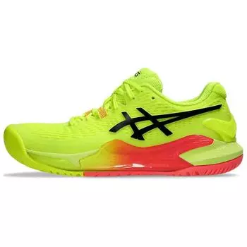 Asics Кроссовки женские Gel Resolution 9 Paris желтые Safety-Yellow Black 1042A274-750 37.5