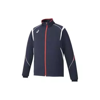 Asics Куртка мужская с принтом и воротником-стойкой на молнии, синяя 2031D814-400 L