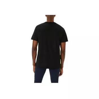 Asics Letter Round Neck Short Sleeve T-Shirt Men Tops Black 2091A750-001 M
