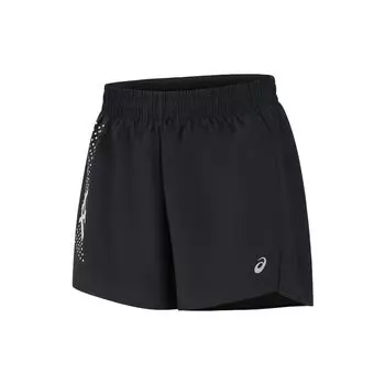 Asics Lightweight Simple Comfortable Breathable Lace-Up Sports Shorts Women shorts Black 2012D234-001 S