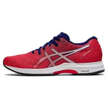 Asics Lyteracer 4 Cushioning, Slip Resistant, And Abrasion Resistant Low Top Running Shoes Women s Red White 37