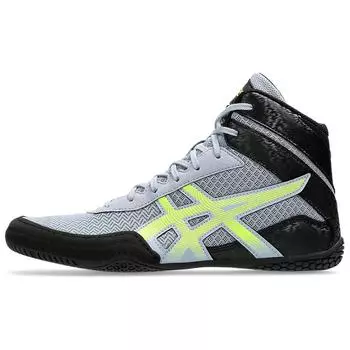 Asics Matcontrol 3 Серо-синие защитные желтые мужские кроссовки 1081A053-400 42.5
