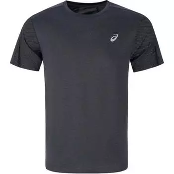 Asics Mens Comfortable Soft Pullover Round Neck Short Sleeve T-Shirt Men Tops Black 2011D326-001 XL