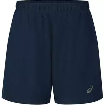Asics Mens Fashion Comfortable Two-In-One Woven Breathable Sports Shorts Men shorts Dark-Blue 2031E777-402 2XL