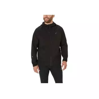 Asics Metarun Waterproof Breathable Hooded Long Sleeve Jacket Men Jacket Black 2011D121-001 L