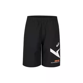 Asics Комфортные быстросохнущие спортивные повседневные шорты средней посадки, мужские низы, черные 2031E538-001 M