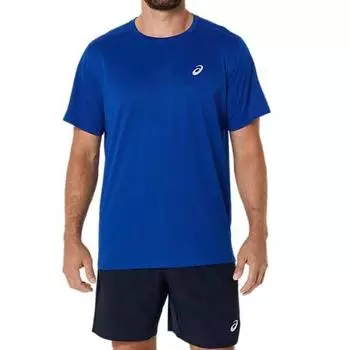 Asics Minimalist Casual Breathable Comfortable Short Sleeve T-Shirt Men Tops Blue 2011D242-401 XL